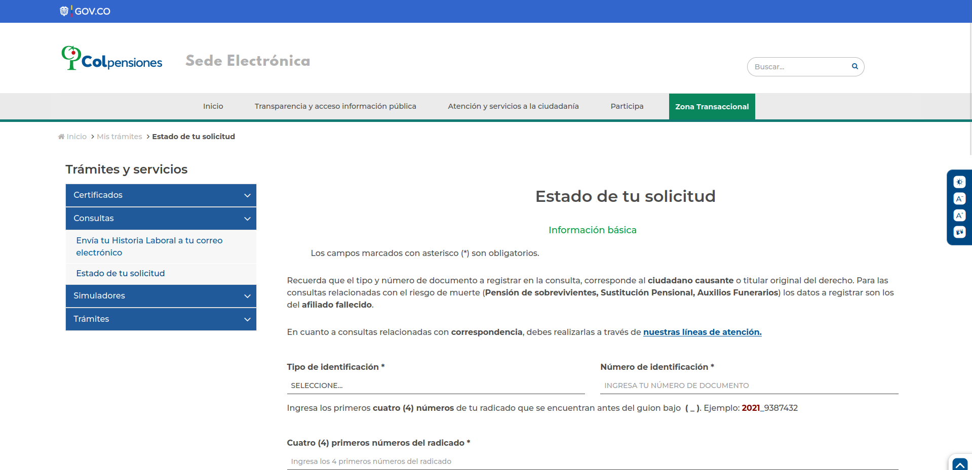 Acceso r pido a servicios de inter s soy pensi n